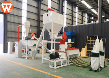 Steuergeflügel-Zufuhr-Verarbeitungsanlage-Handelsfuttermühle-Ausrüstung MCC-1T/H mit Schneckenförderer